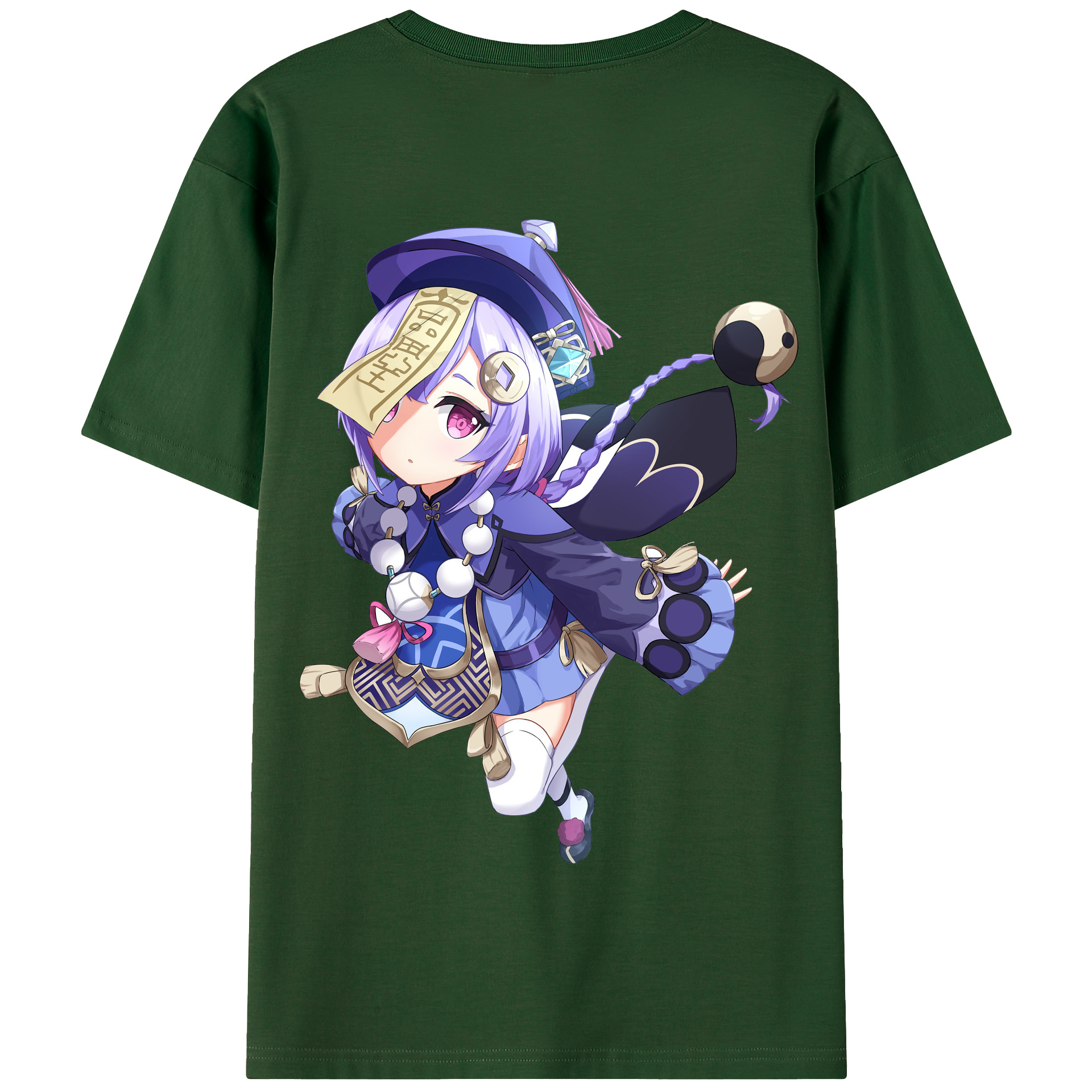 げんし神 七七 なな  genshin Nana 綿100％半袖Tシャツ（背面プリント）